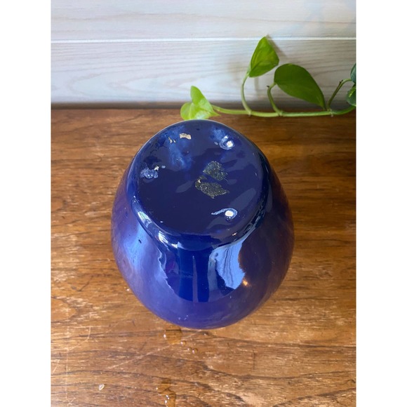 Vintage Royal Blue Haeger Vase - Picture 5 of 5